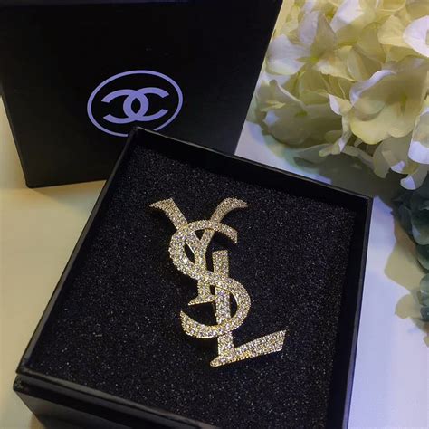 fake ysl brooch